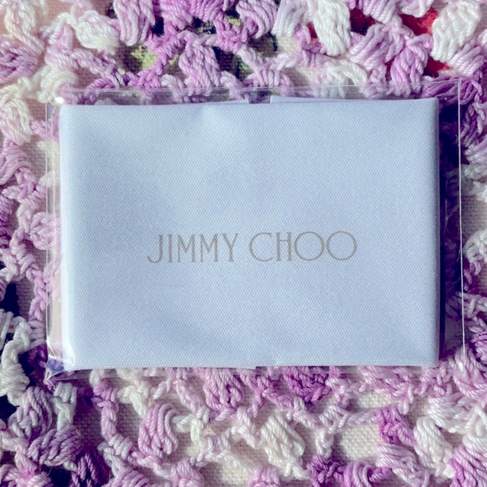 👓 JIMMY CHOO EYEGLASS CLEANING CLOTH 👓 NWOT 👓